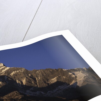 Sun Setting on Machhapuchare by Anonymous