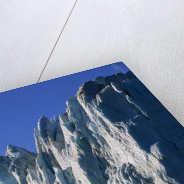 Ice Block Breaking off of Glacier by Anonymous