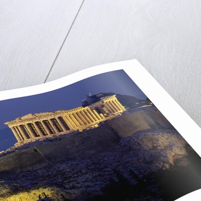 Parthenon Illuminated at Dusk by Anonymous