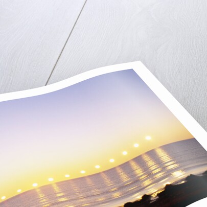 Midnight Sun over Sigurdarstadavik Bay by Anonymous