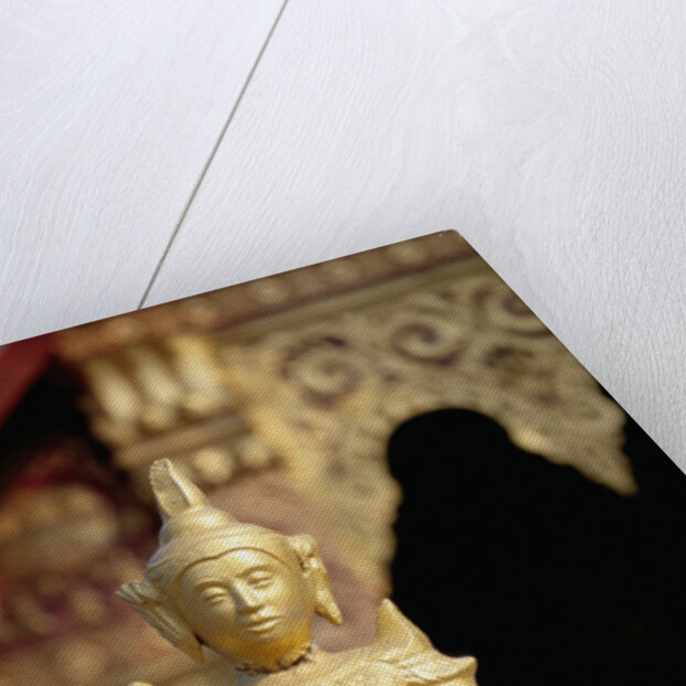 Golden Buddhist Statue by Anonymous