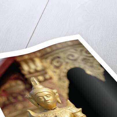 Golden Buddhist Statue by Anonymous