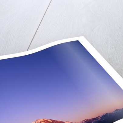 Western Face of Mount Rainier at Sunset by Anonymous