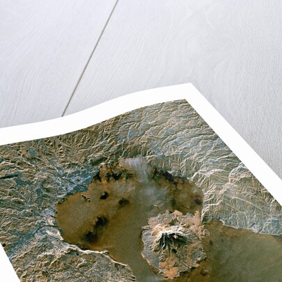 Orbital Radar View of Sakurajima Volcano by Anonymous