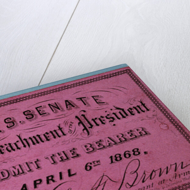 Johnson Impeachment Ticket by Anonymous