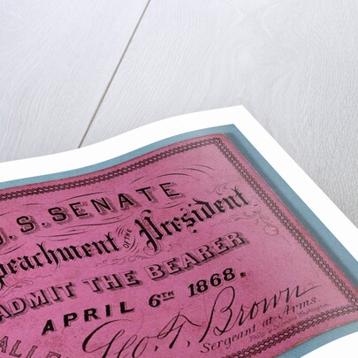 Johnson Impeachment Ticket by Anonymous