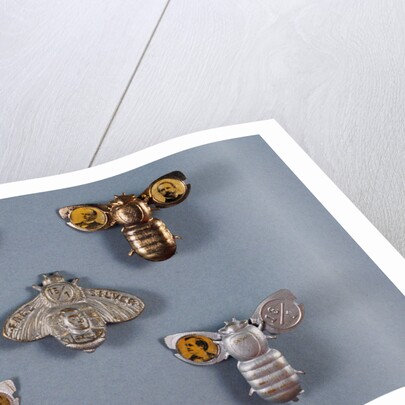 Mechanical Campaign Badges by Anonymous
