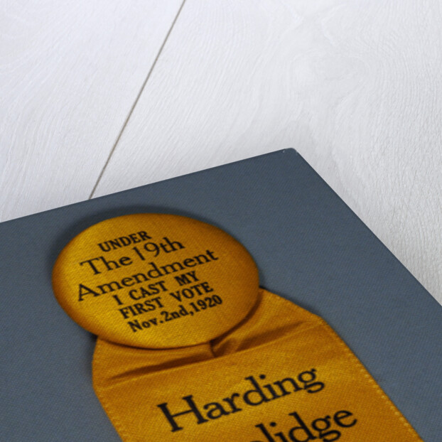Harding Campaign Ribbon by Anonymous