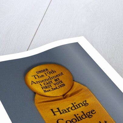 Harding Campaign Ribbon by Anonymous