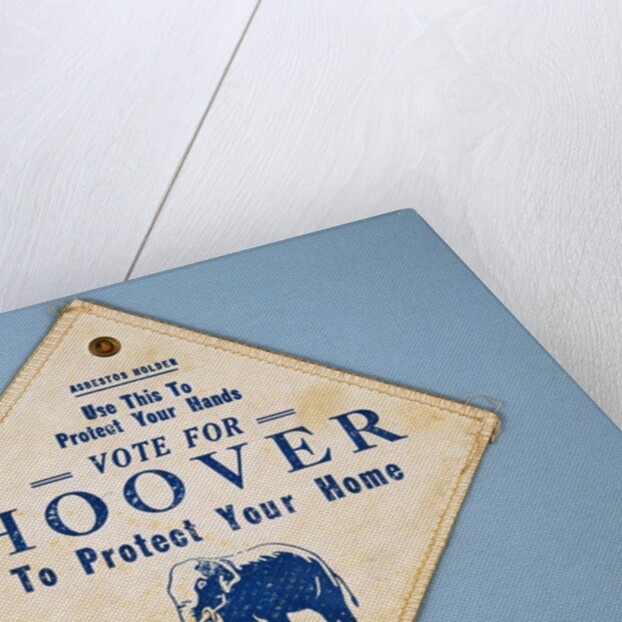 Herbert Hoover Asbestos Potholder by Anonymous