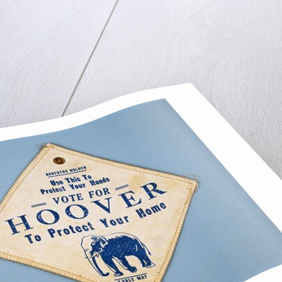 Herbert Hoover Asbestos Potholder by Anonymous