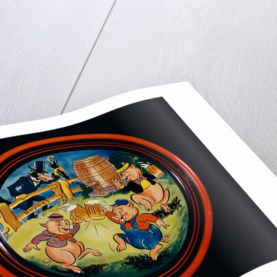 Prohibition Tin Tray by Anonymous