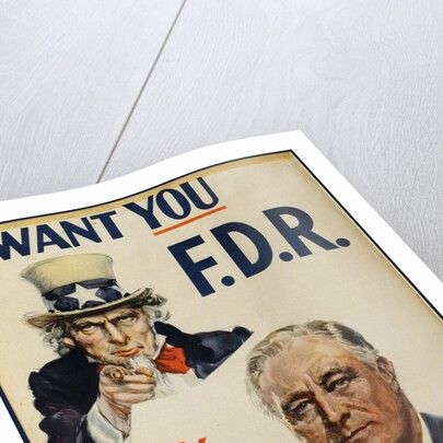 Roosevelt Campaign Poster by Anonymous