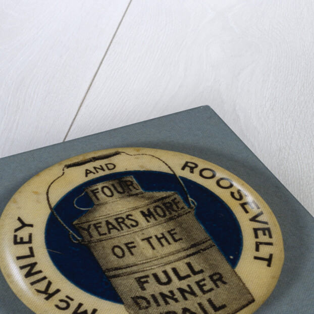 McKinley and Roosevelt Campaign Button by Anonymous