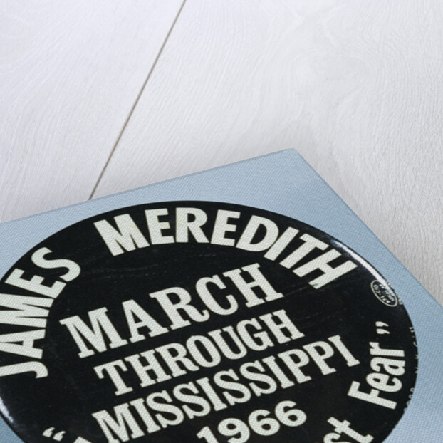 James Meredith March Button by Anonymous
