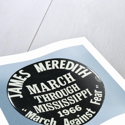 James Meredith March Button by Anonymous