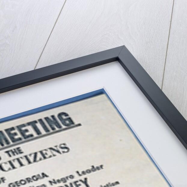 Handbill for Big Mass Meeting by Anonymous