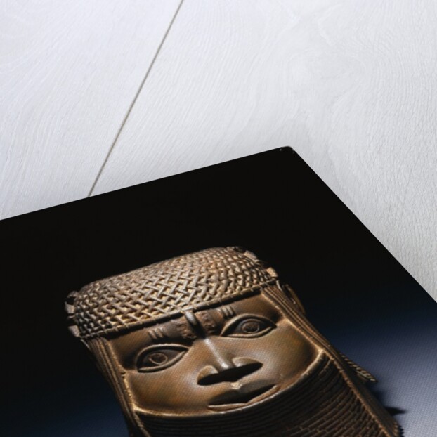 Benin, Early Middle Period Bronze Head, Uhunmwun-Elao by Anonymous