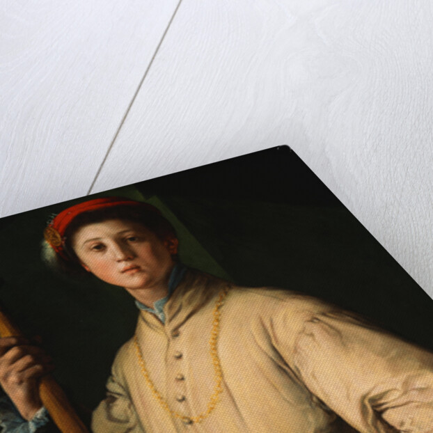 Portrait of a Halberdier (Francesco Guardi?) by Pontormo