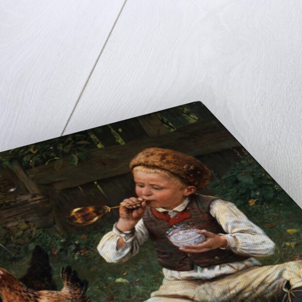 Blowing Bubbles by Adolf Lins