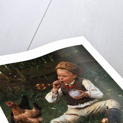 Blowing Bubbles by Adolf Lins