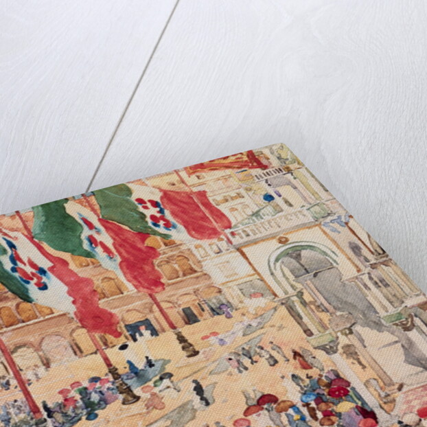 Piazza of Saint Marks by Maurice Brazil Prendergast