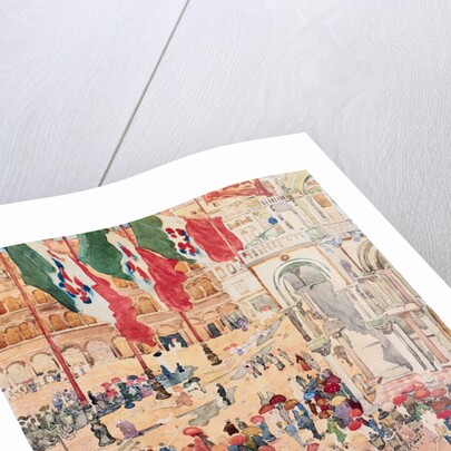 Piazza of Saint Marks by Maurice Brazil Prendergast