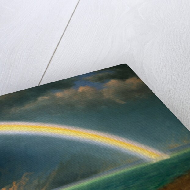 Rainbow Over Jenny Lake, Wyoming by Albert Bierstadt