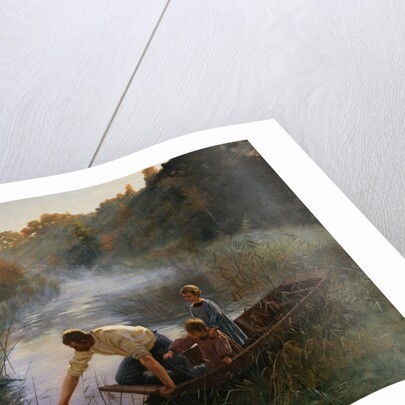 The Fisherman's Family in the Paddock by Pierre Andre Brouillet