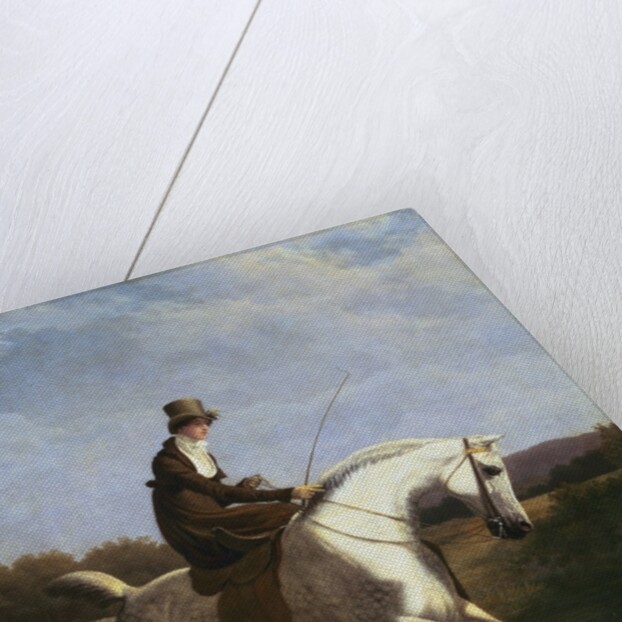 Miss Cazenove on a Grey Hunter by Jacques-Laurent Agasse