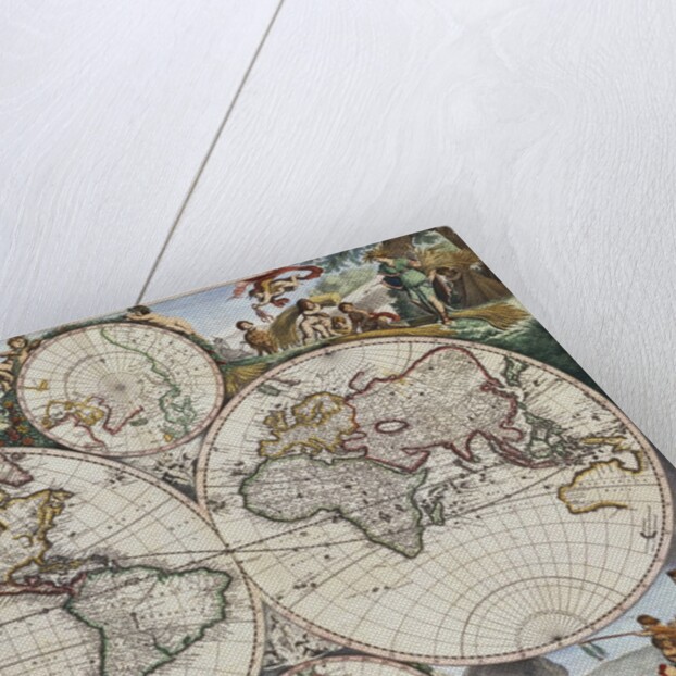 Map of the World by Frederick de Wit
