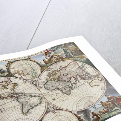 Map of the World by Frederick de Wit