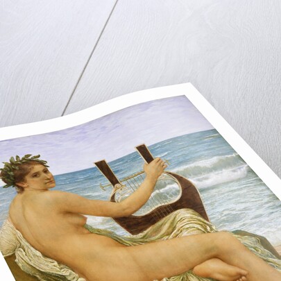 Lute Player by the Sea by Henry Holliday