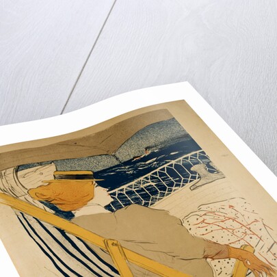 La Passagere Du 54 Ou Promenade En Yacht by Henri de Toulouse-Lautrec