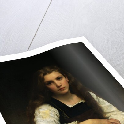 The Fair Spinner by William Adolphe Bouguereau