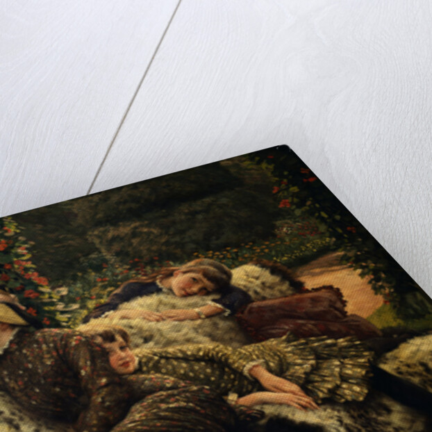The Garden Bench by James Joseph Tissot
