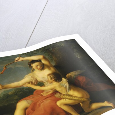Diana Breaking Cupid's Bow by Pompeo Girolamo Batoni