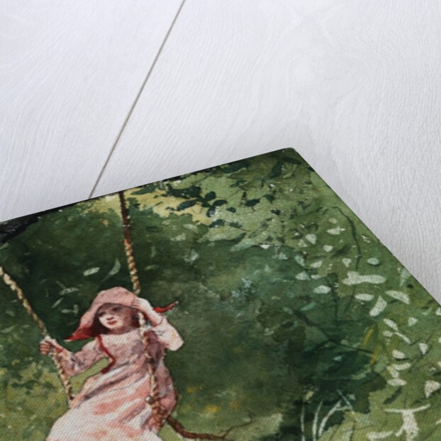 Girl on a Swing by Winslow Homer