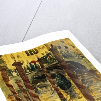 Venetian Scene by Maurice Brazil Prendergast