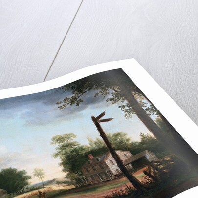 Wayside Inn on Route to Philadelphia by Thomas Birch
