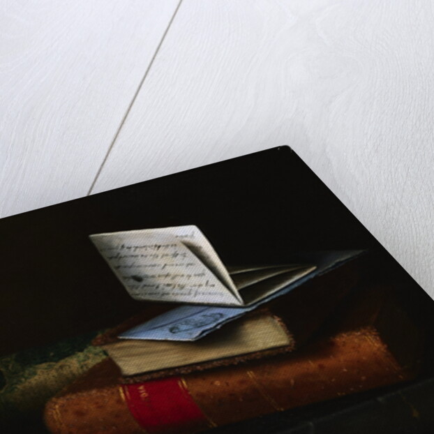 Still Life with Letter to Mr. Lask by William Michael Harnett