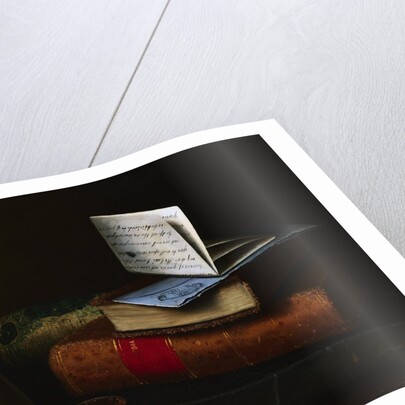 Still Life with Letter to Mr. Lask by William Michael Harnett