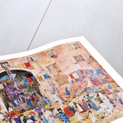 Venice: Riva Degli Schiavoni, Castello by Maurice Brazil Prendergast