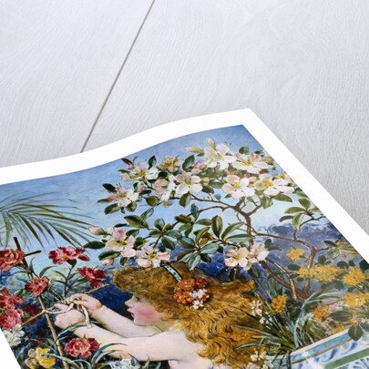 The Flower Girl by William Stephen Coleman