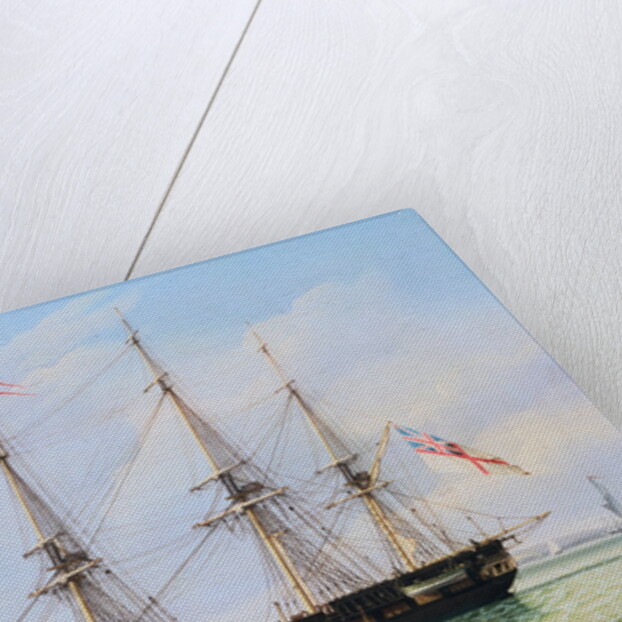 Sloop on the Mersey by Robert Salmon