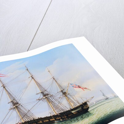 Sloop on the Mersey by Robert Salmon