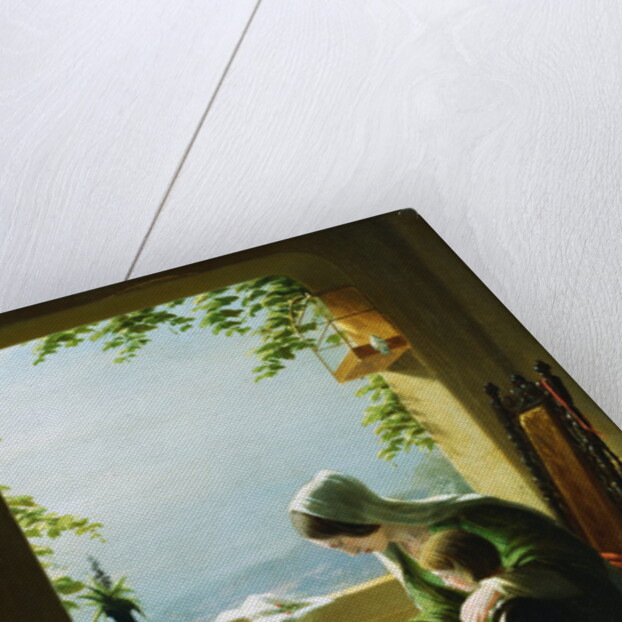 Mother's Lessons, Amalfi by Robert Walter Weir