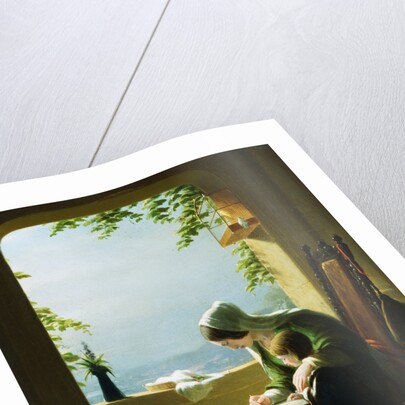 Mother's Lessons, Amalfi by Robert Walter Weir