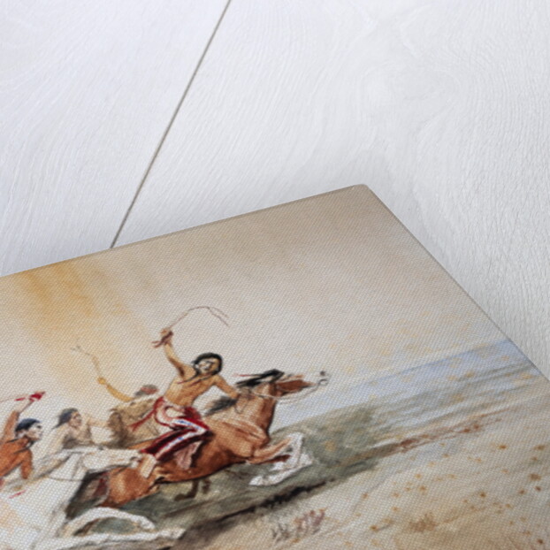 Indian Horse Race No. 4 by Charles Marion Russell