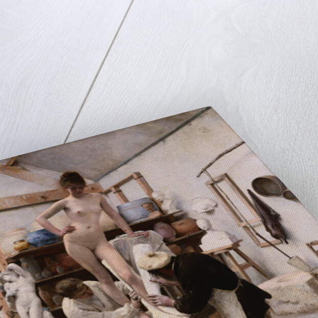 A Casting From Life by Edouard Joseph Dantan